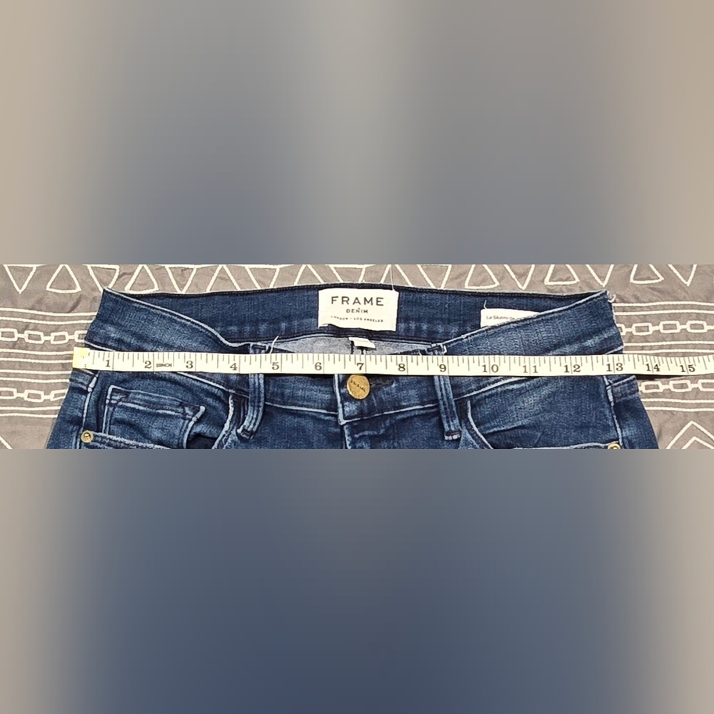 FRAME Le Skinny De Jeanne Cropped Jean Size 28 - Picture 5 of 7
